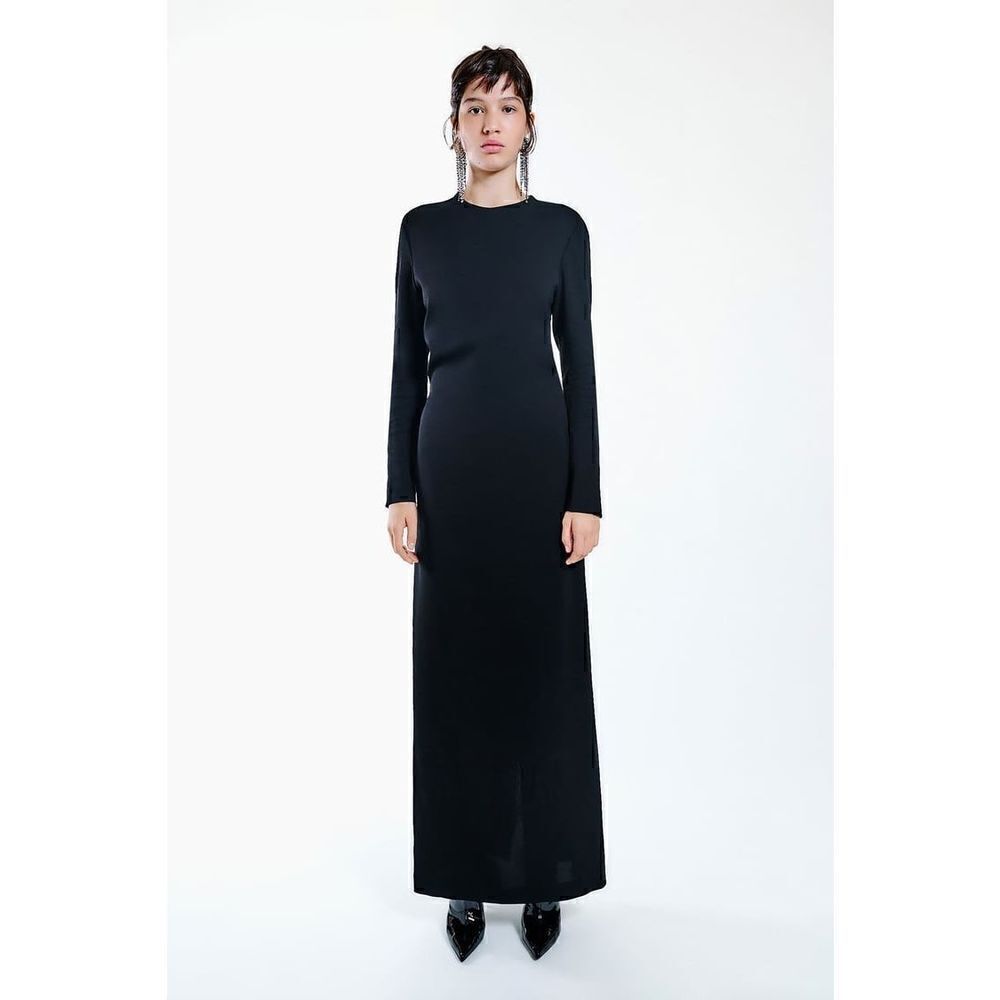 NWT Zara Open Back Maxi Dress Limited Edition M